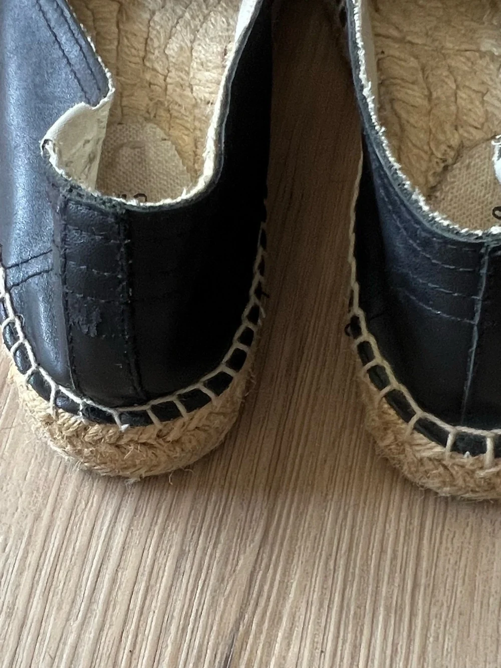 SOLUDOS Smoking Slippers/Leather Espadrilles • 8 (38.5 EU)